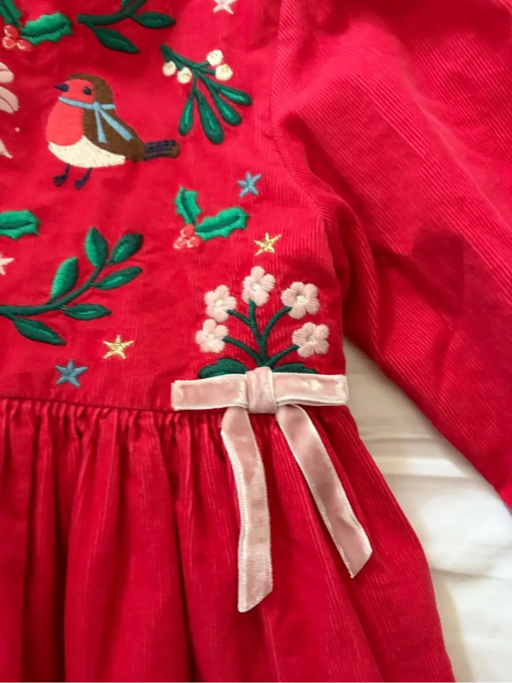 Mini Boden festive red